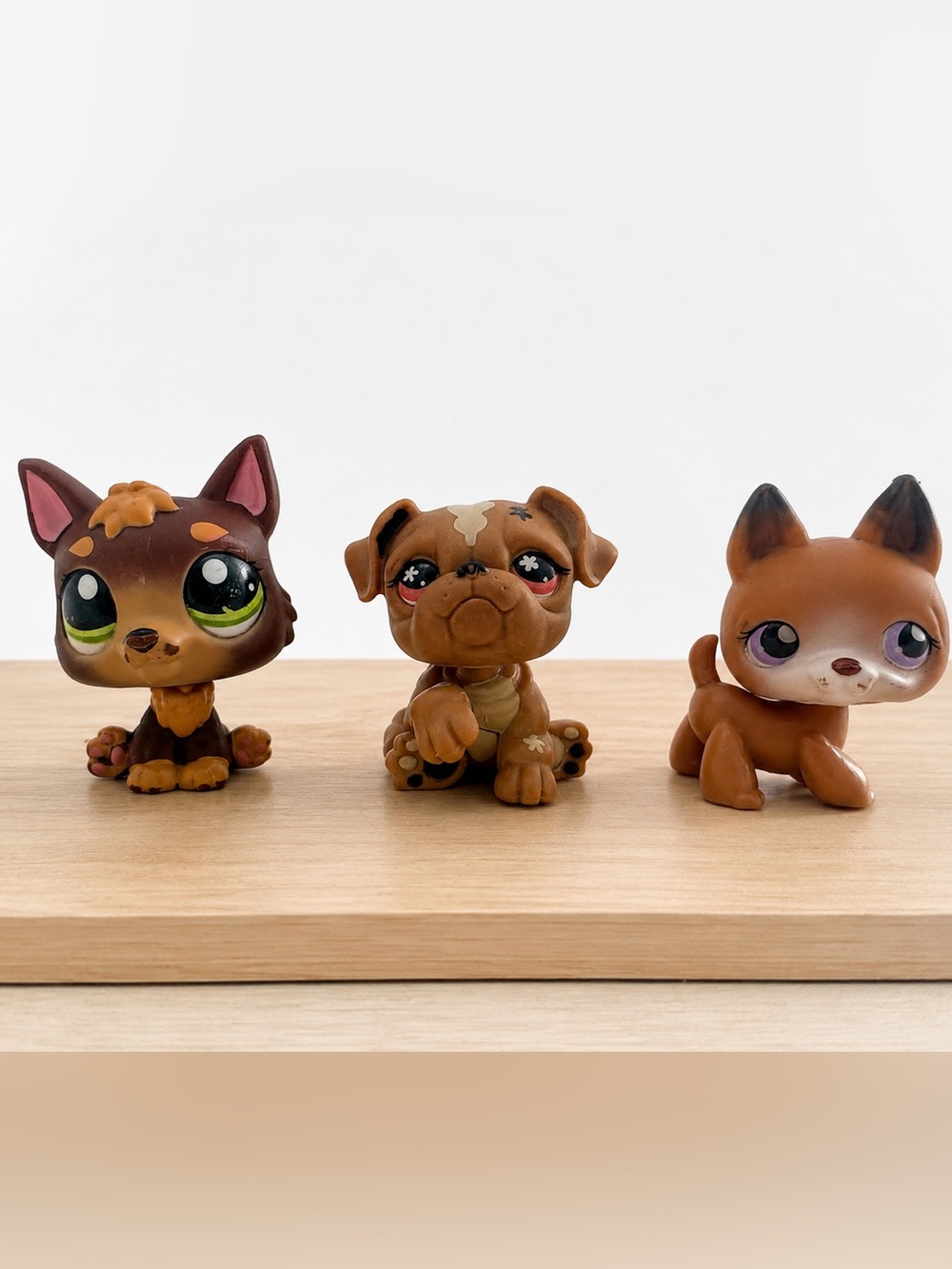 Littlest Pet Shop Dog Trio Bundle | LPS Puppies EUC